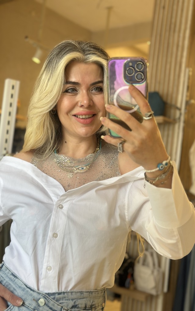 Taşlı gömlek